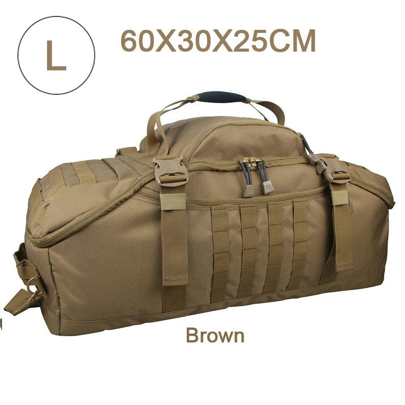 LQARMY Outdoor Tactical Backpack for Hiking and Camping