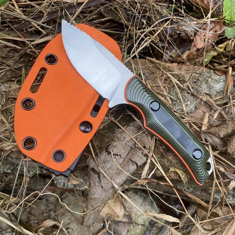 G10 Handle Stainless Steel Fixed Blade Outdoor EDC Knife