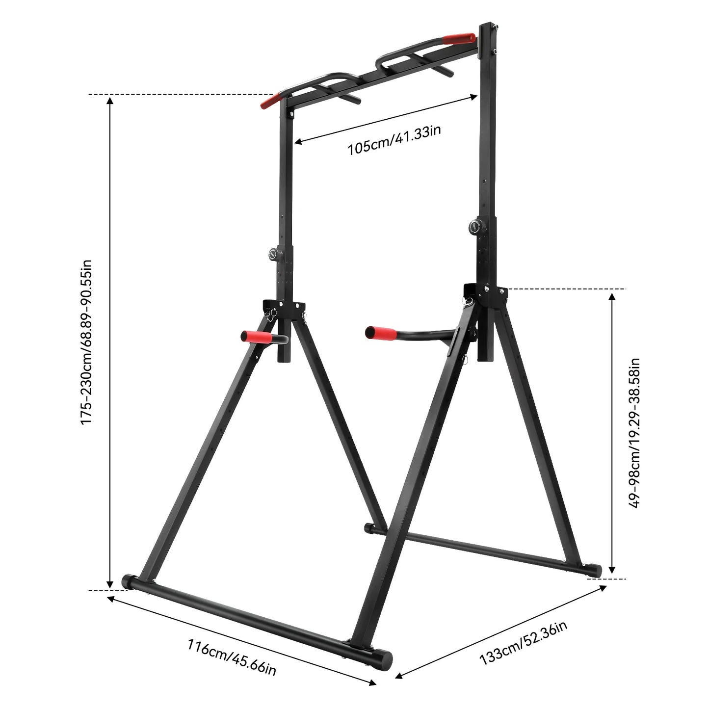 Adjustable Pull Up Bar For Home Gym 200kg Capacity