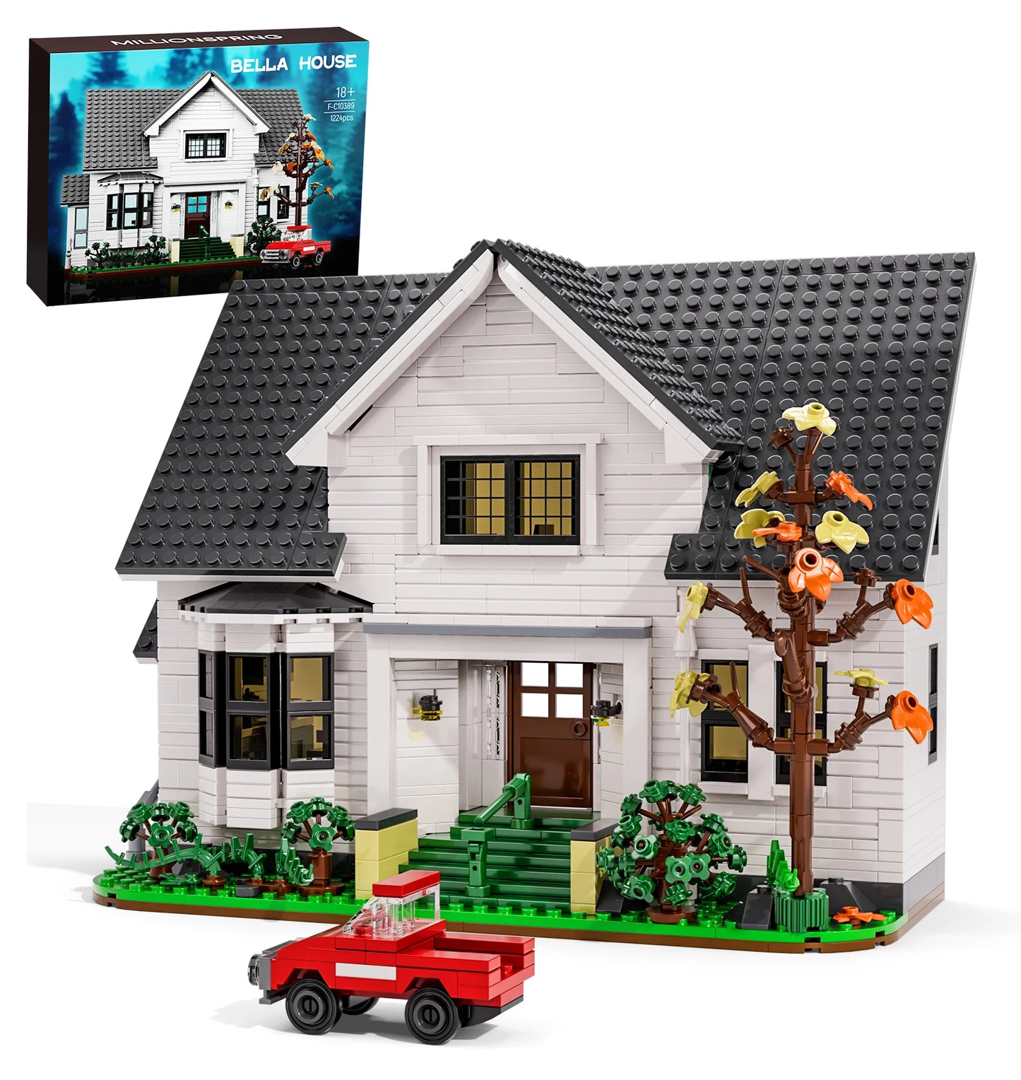 BuildMoc Bella House Building Block Set