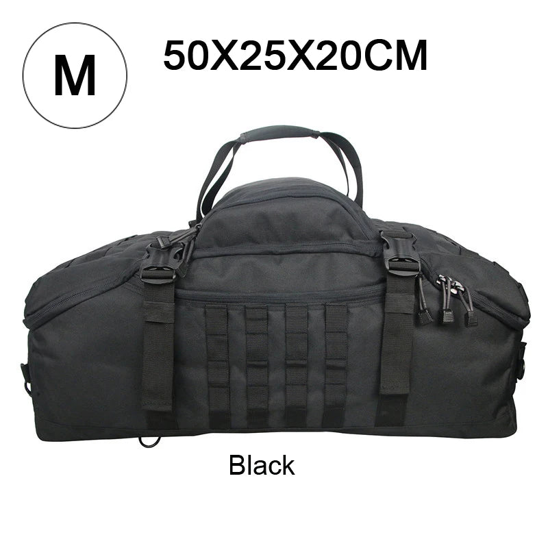 LQARMY 3 Way Duffle Bag Waterproof Travel Tote For Weekend