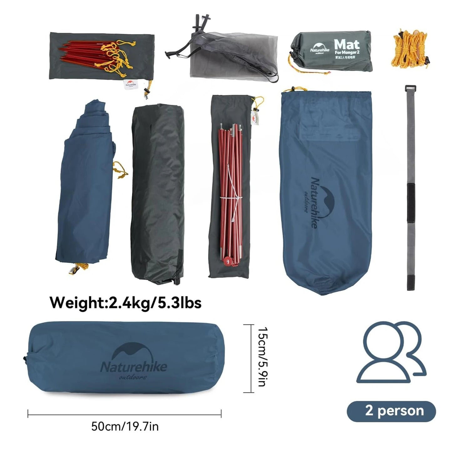 Naturehike Mongar Ultralight Tent Waterproof