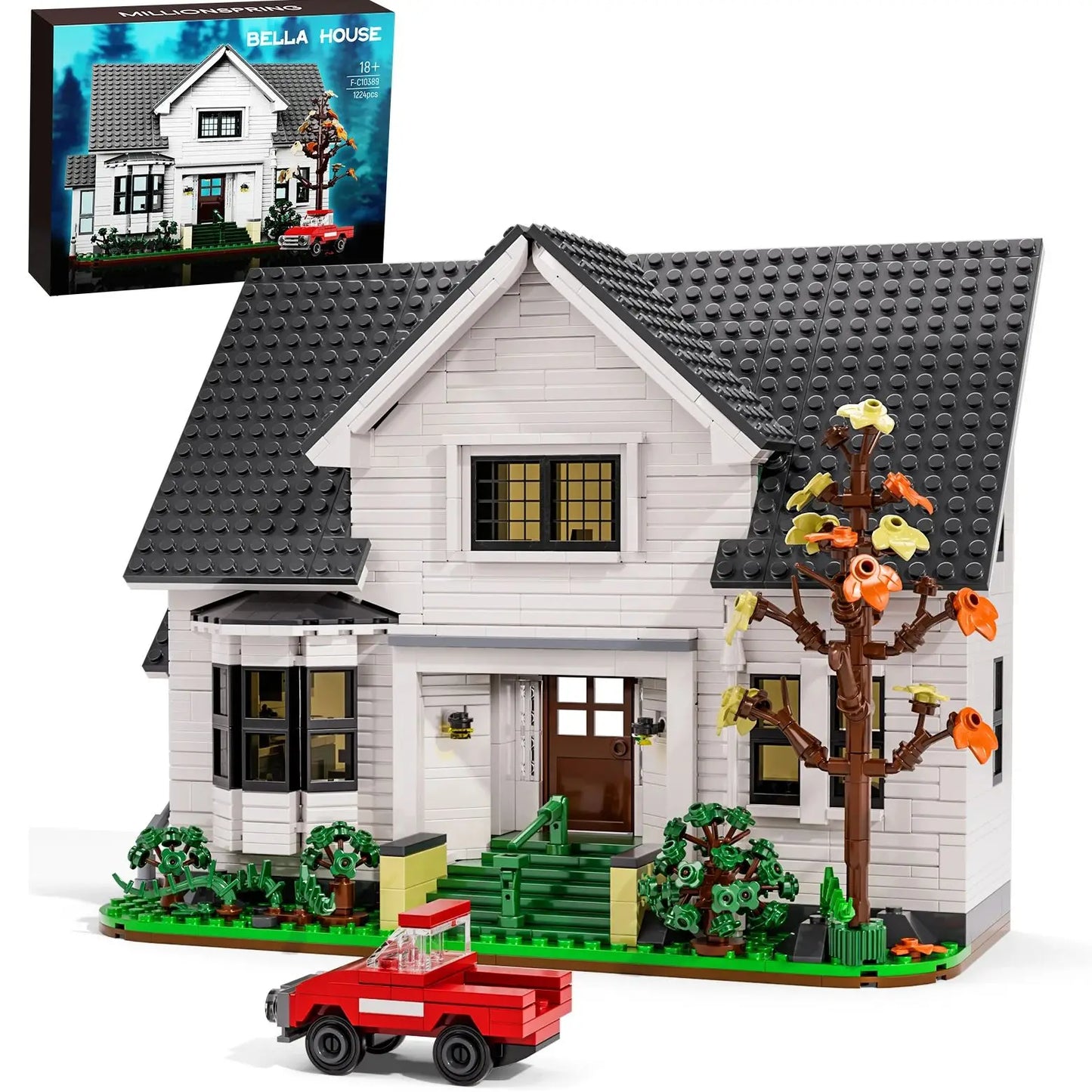 BuildMoc Bella House Building Block Set