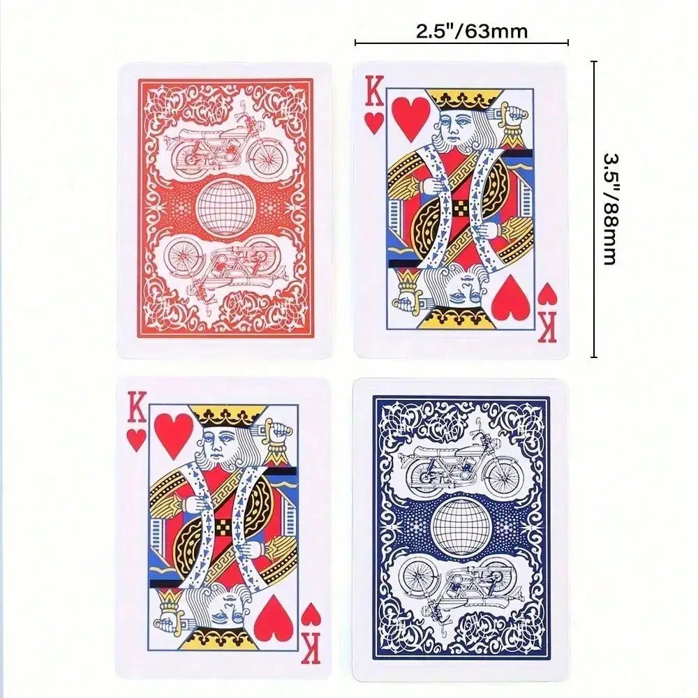 54 Standard Playing Cards Laminated Deck For Adults