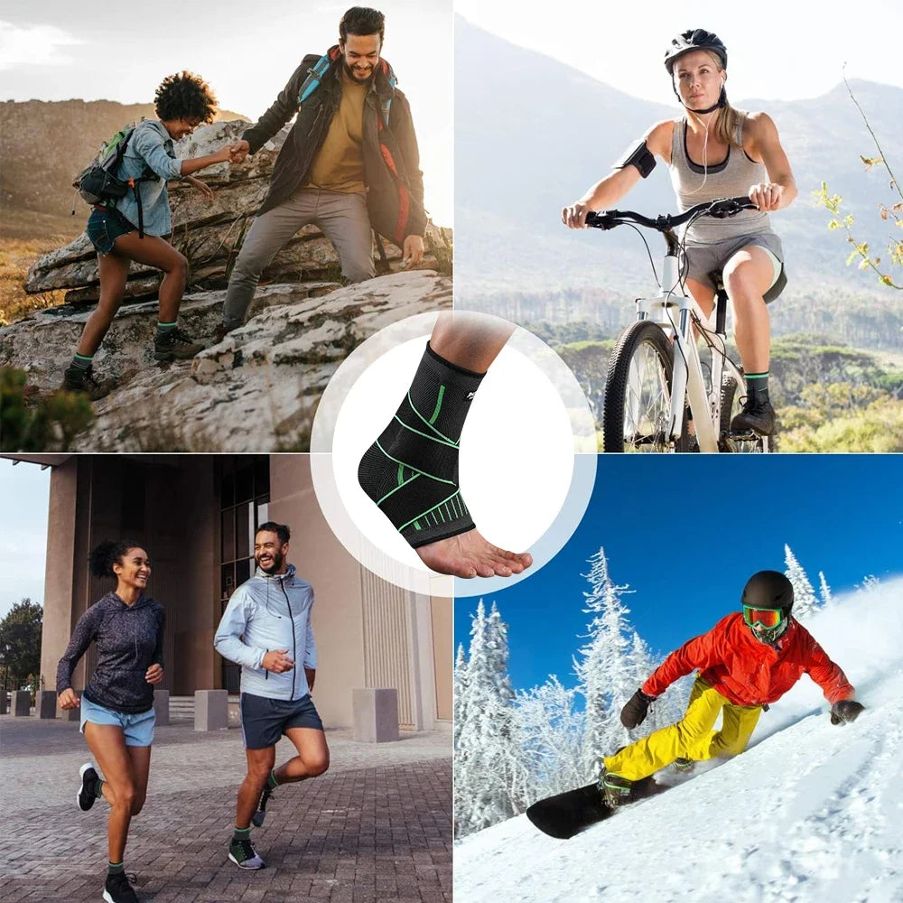 STAWIN Ankle Brace Compression Sleeve For Injury Recovery