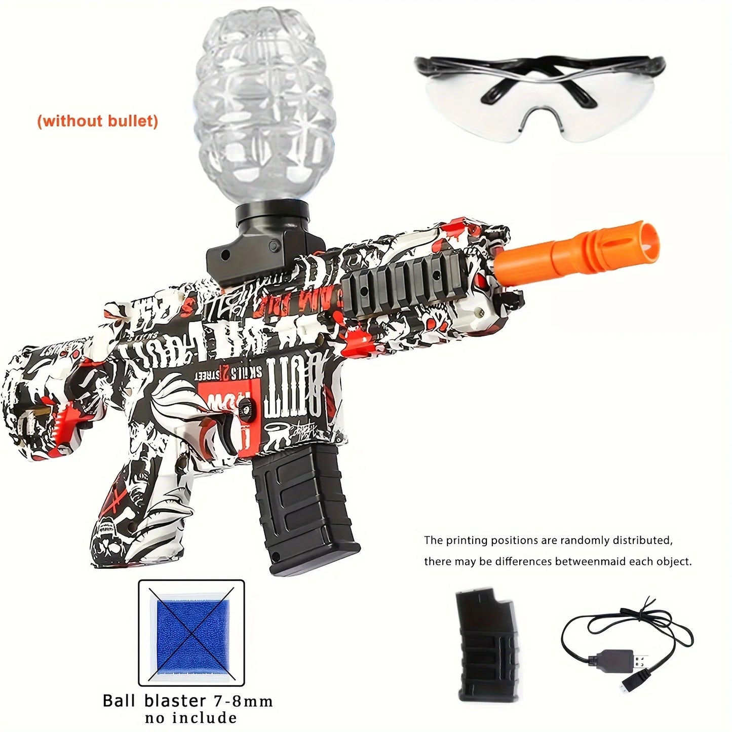 M416 Style Automatic Water Bead Blaster Toy