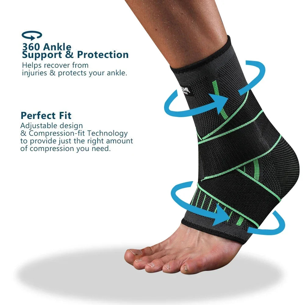 STAWIN Ankle Brace Compression Sleeve For Injury Recovery