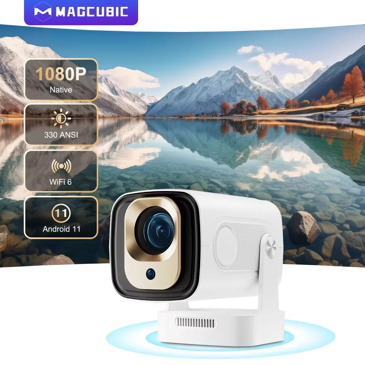 Magcubic HY310 Auto Focus Outdoor Projector 1080P Android
