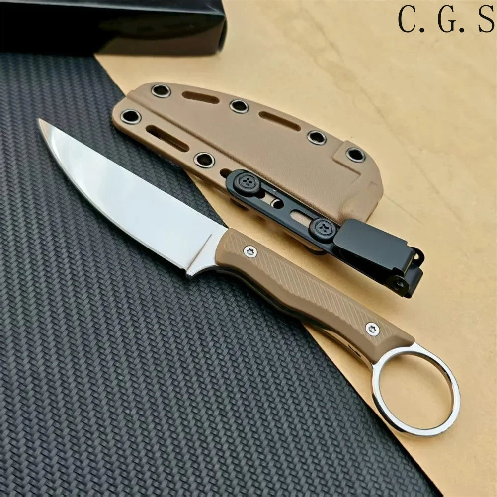 DIY Fixed Blade Outdoor Hunting Knife With Kydex Sheath