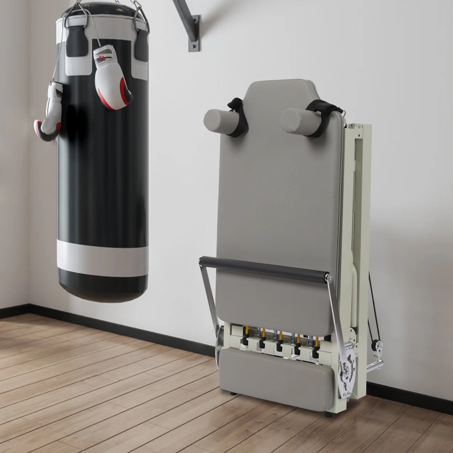 Foldable Pilates Reformer Machine for Home Fitness Equipment