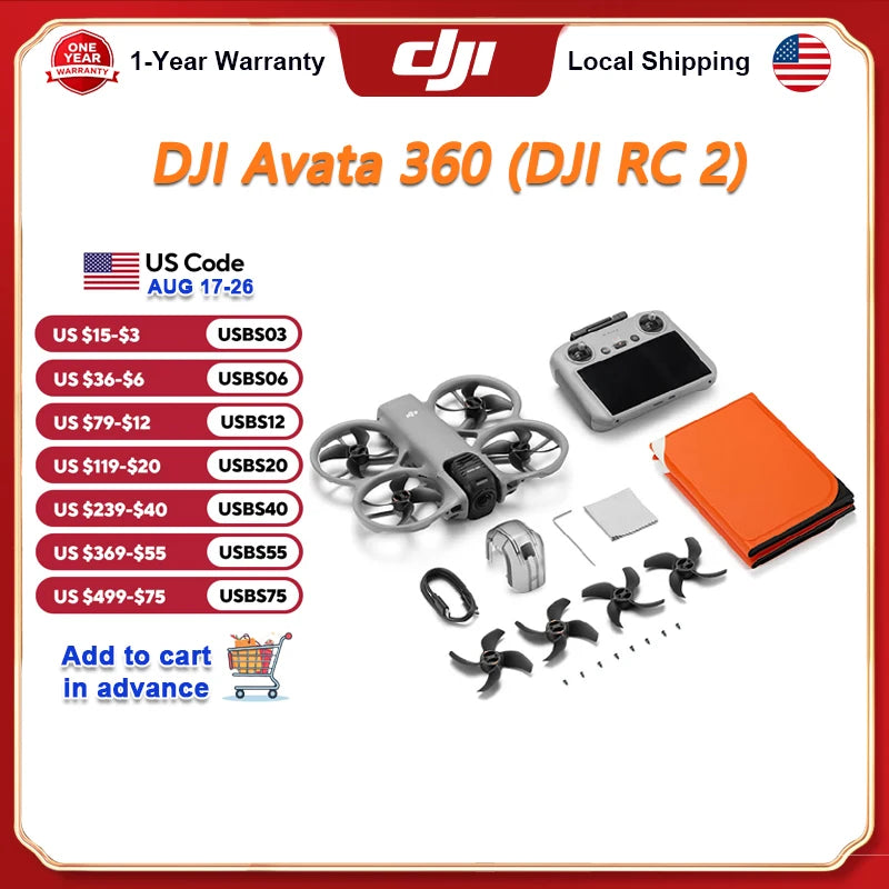 DJI Avata 360 Dual Mode 8K FPV Drone