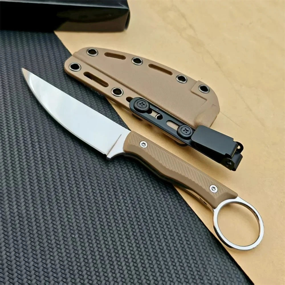 DIY Fixed Blade Outdoor Hunting Knife With Kydex Sheath