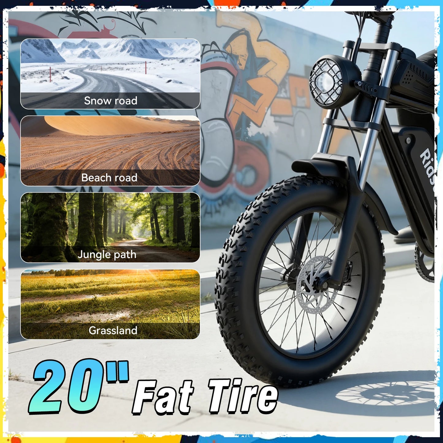 Ridstar Q30 2000W Electric Bike