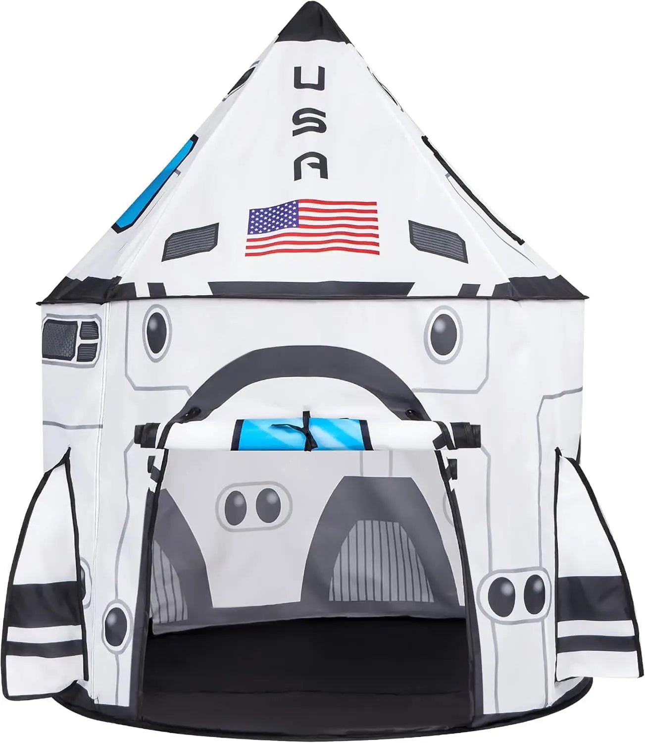 Joyfy Rocket Ship Play Tent Set With Tunnel