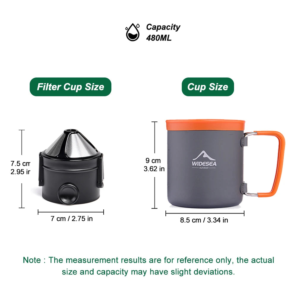 Widesea Camping Cookware Set Outdoor Tableware Kit