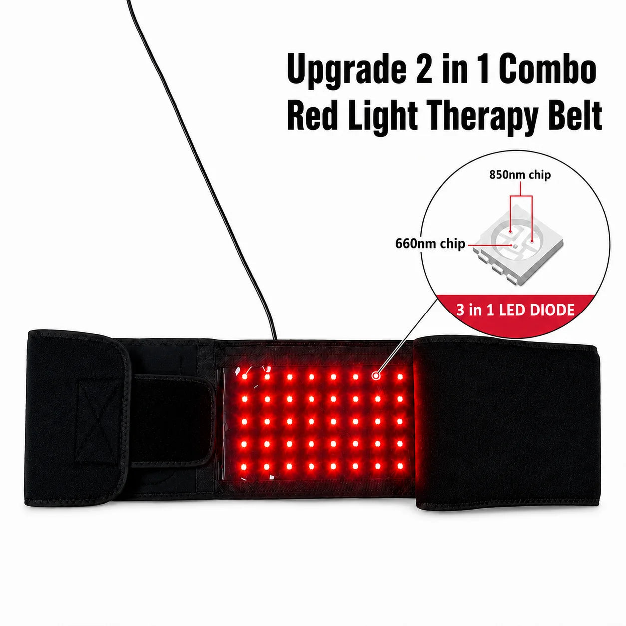 Red Light Therapy Belt 660nm 850nm Near Infrared