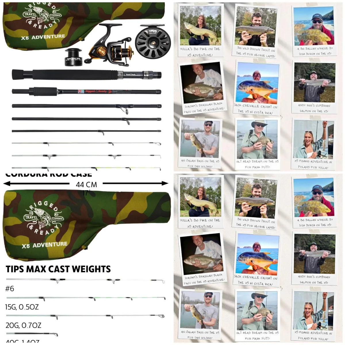 YTYIN Carbon Telescopic Travel Fishing Rod