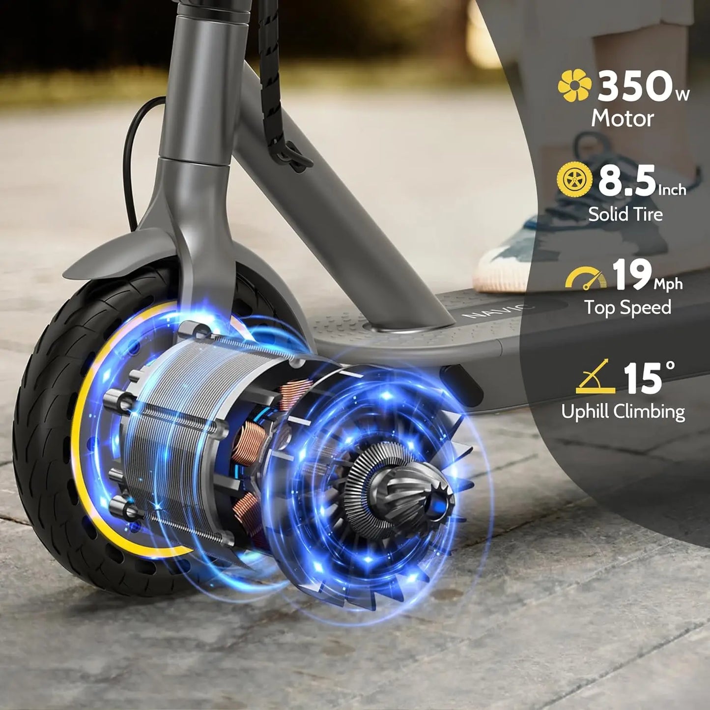 Navic T5 Electric Scooter 350W 19MPH