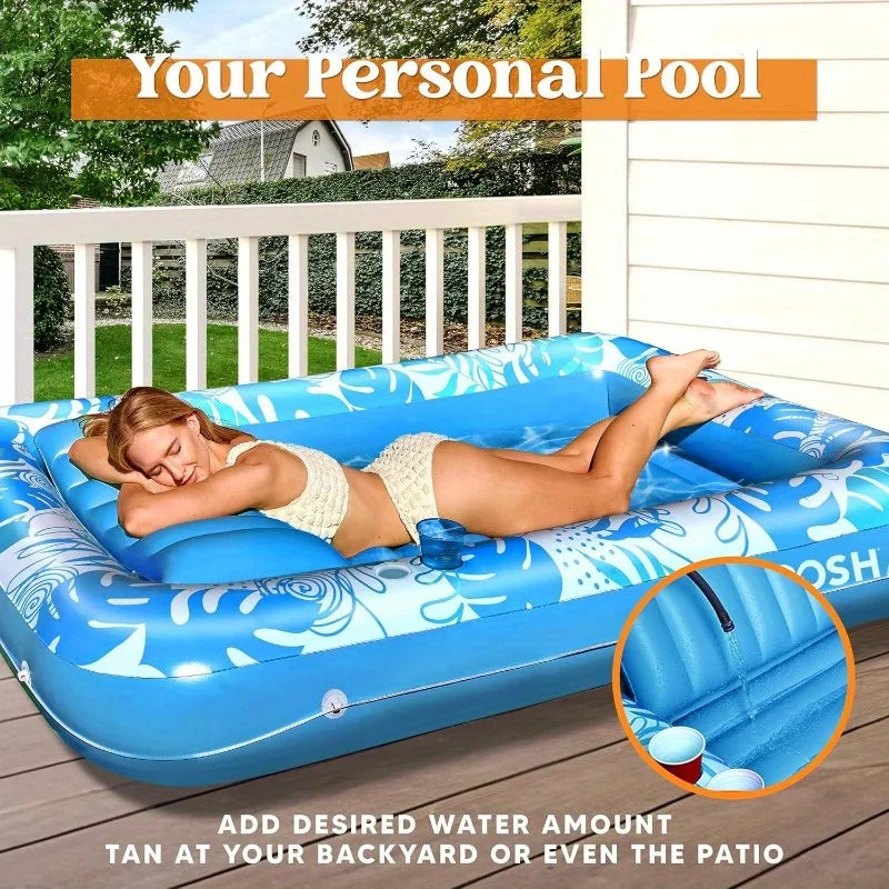 Joyfy Four In One Inflatable Sun Tanning Float