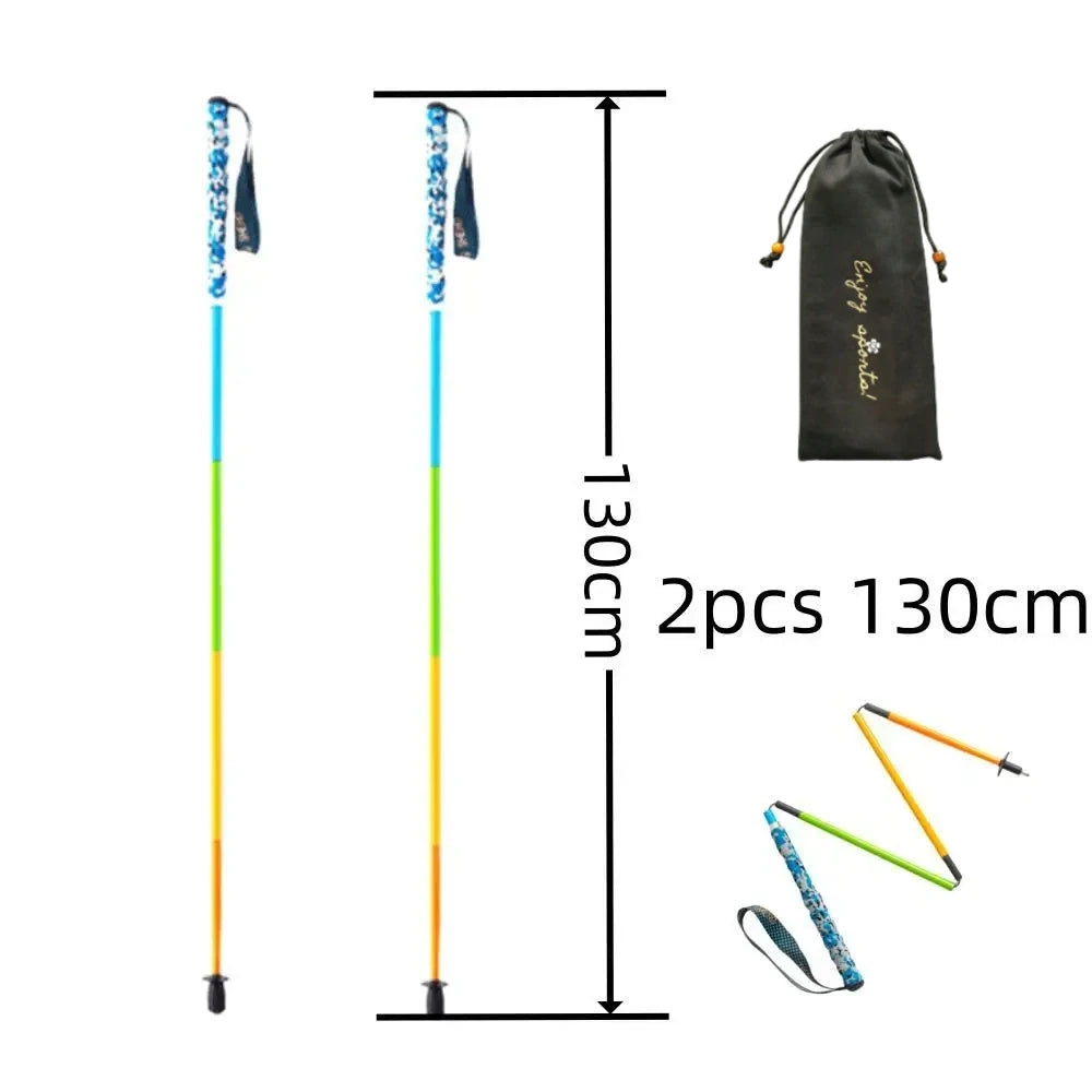 Ultra Light Foldable Carbon Fiber Trekking Poles
