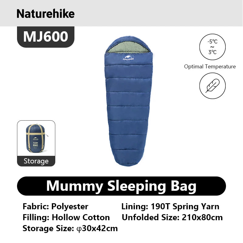 Naturehike Mummy Sleeping Bag Ultra Winter Warm for Adults