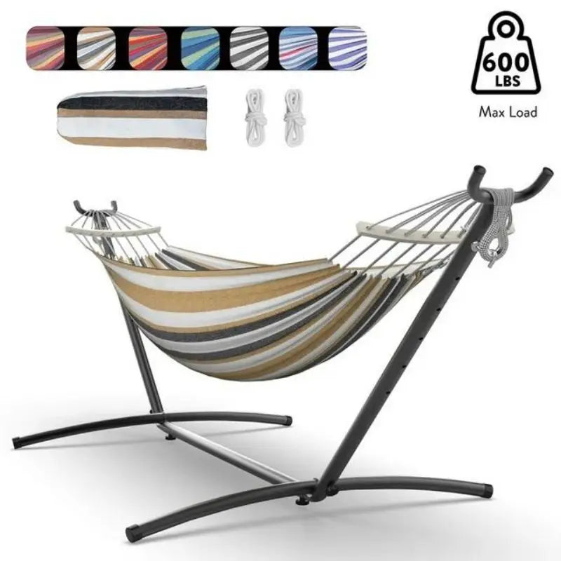 Gyroor 600 Lb Capacity Adjustable Hammock Stand, Outdoor