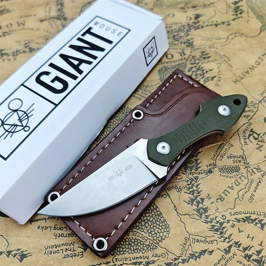 Stainless Steel Fixed Blade Outdoor Hunting Knife