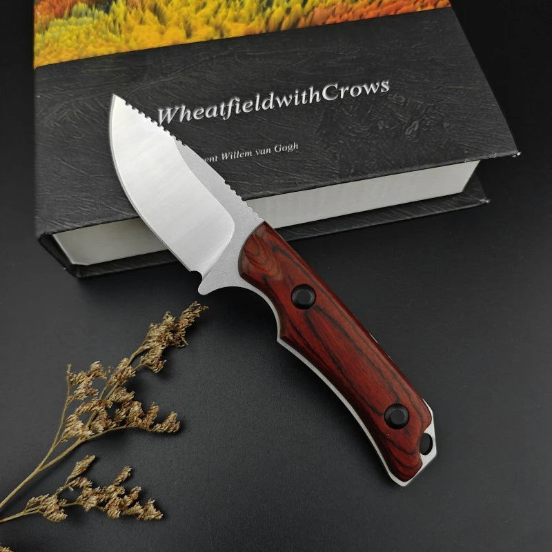 G10 Handle Stainless Steel Fixed Blade Outdoor EDC Knife
