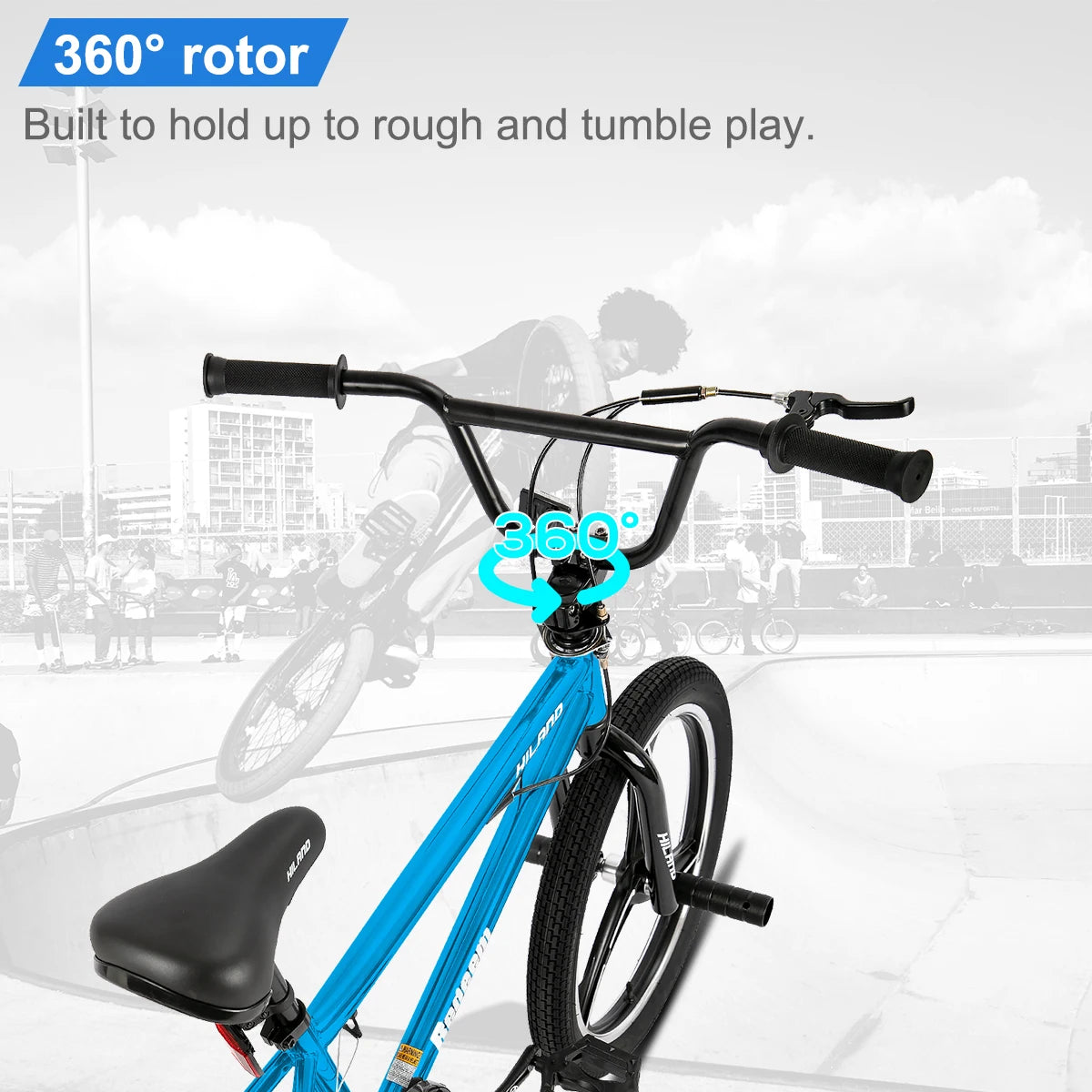 Hiland Kids BMX Bike Freestyle With 360 Degree Rotor