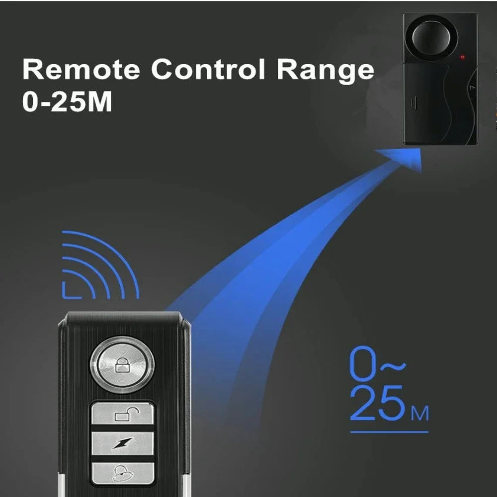 WSDCAM 110dB Anti-Theft Vibration Alarm For Motorcycles