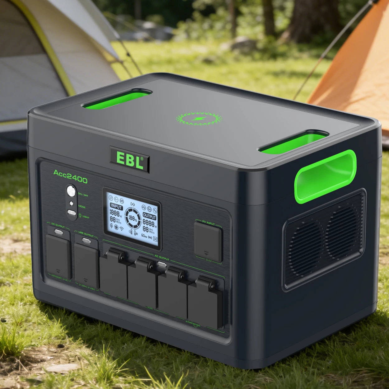 2400W Portable Power Station 1843Wh Pure Sine Wave Backup