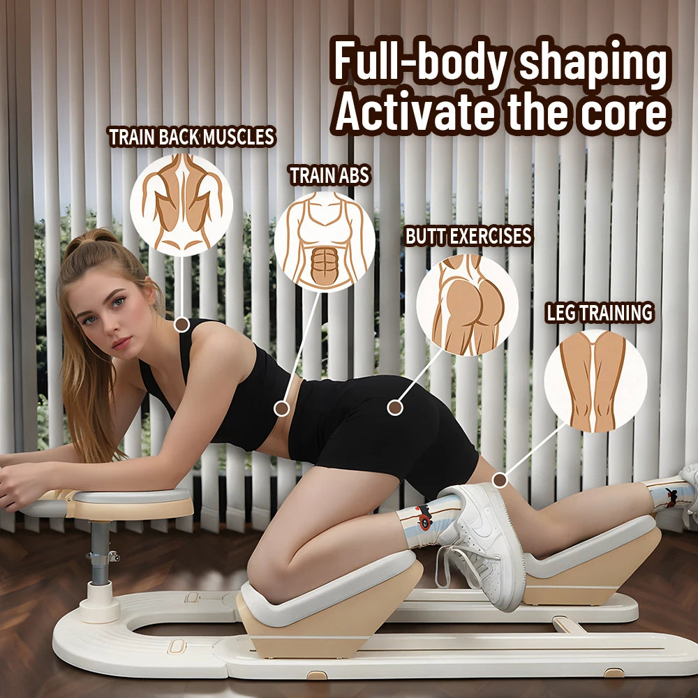 Spine Twist And Stretch Trainer For Waist Leg And Core