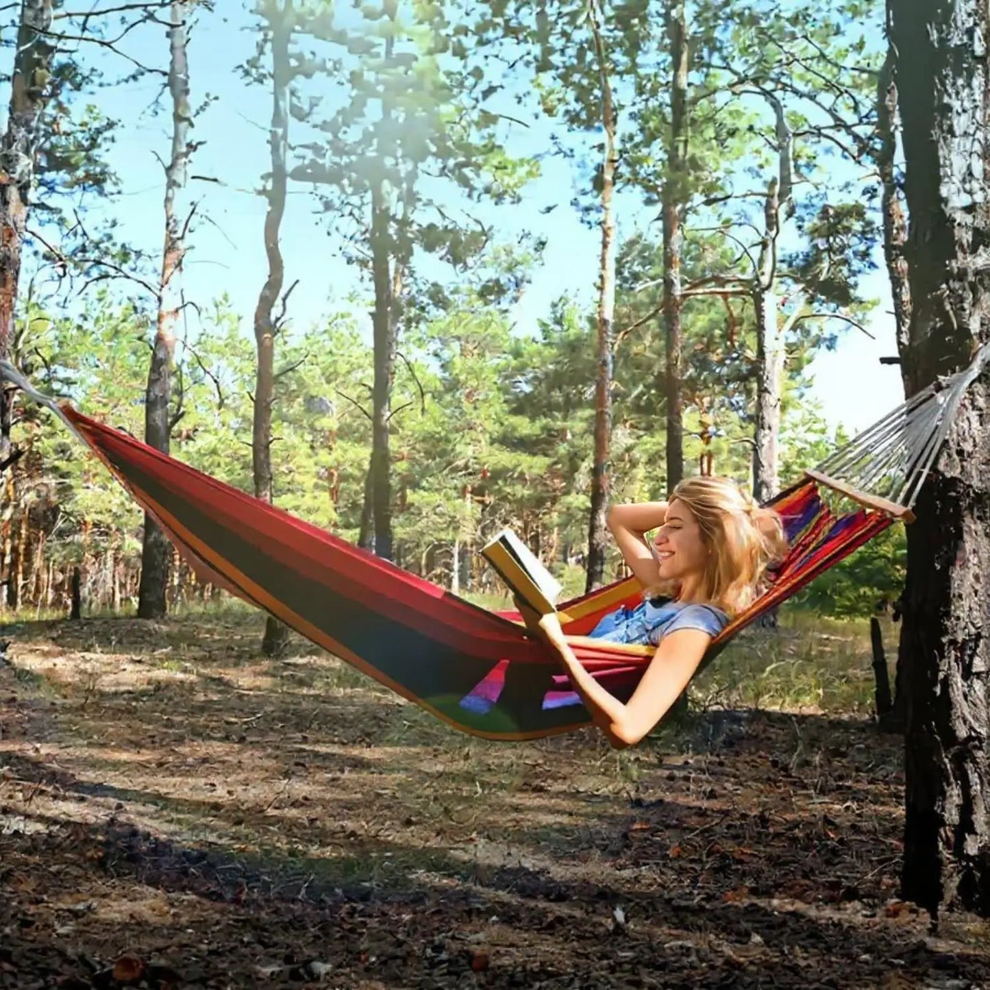 Gyroor 600 Lb Capacity Adjustable Hammock Stand, Outdoor