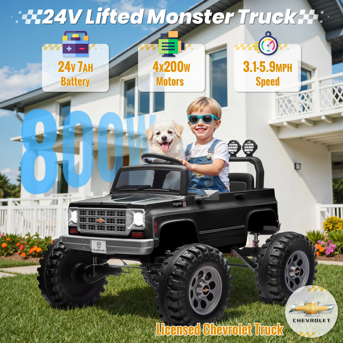 Joyracer Licensed Chevrolet Cheyenne Ride On Car