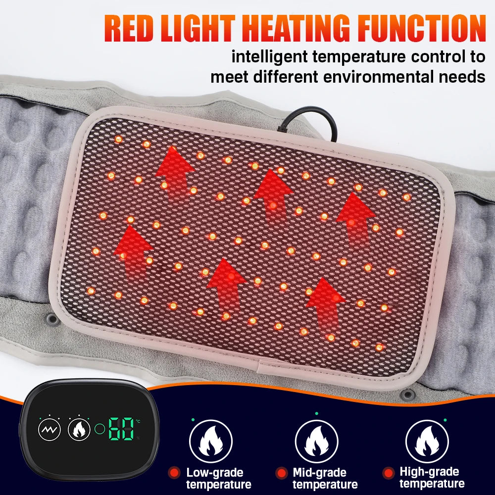 Pastsky Inflatable Lumbar Heating Massage Belt
