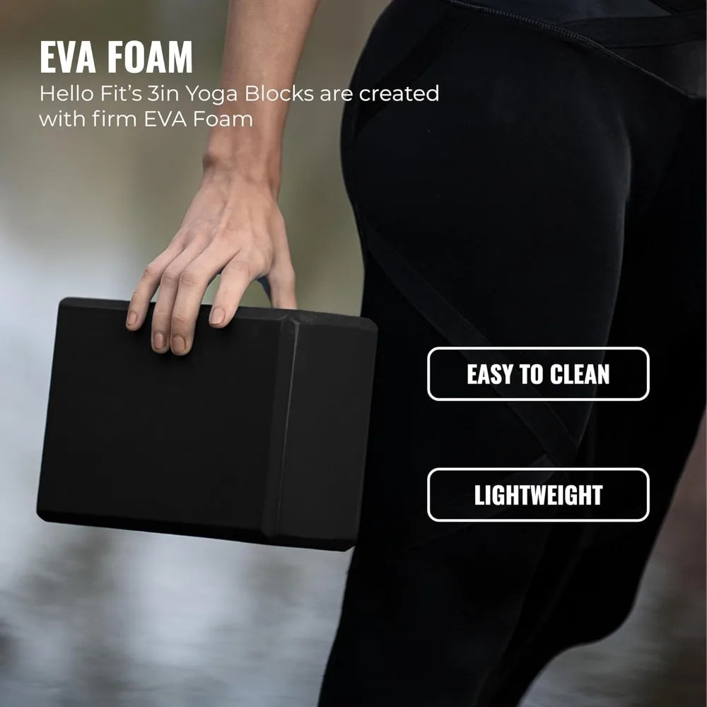 YTYIN Hello Fit Yoga Blocks EVA Foam 20 Pack
