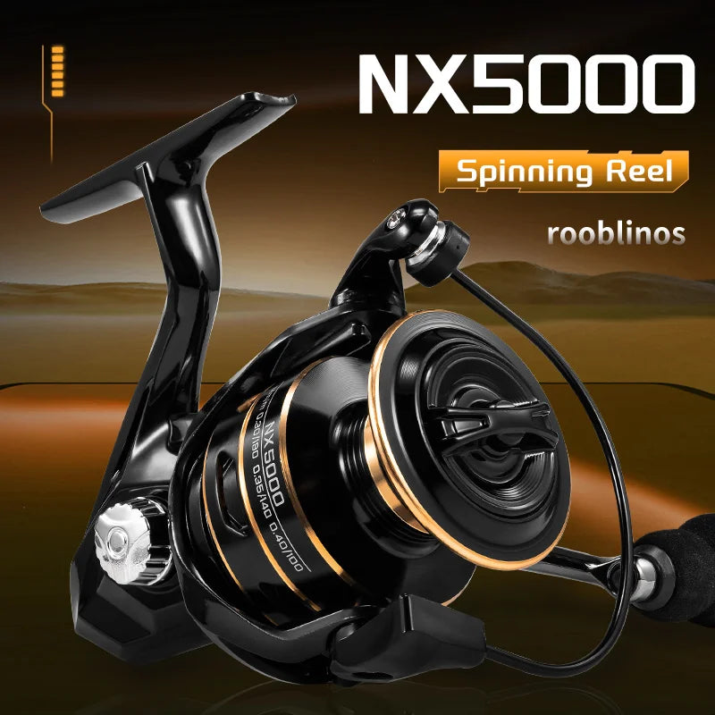 Jbarzaillai Spinning Reel Metal Cup 10kg Drag Power