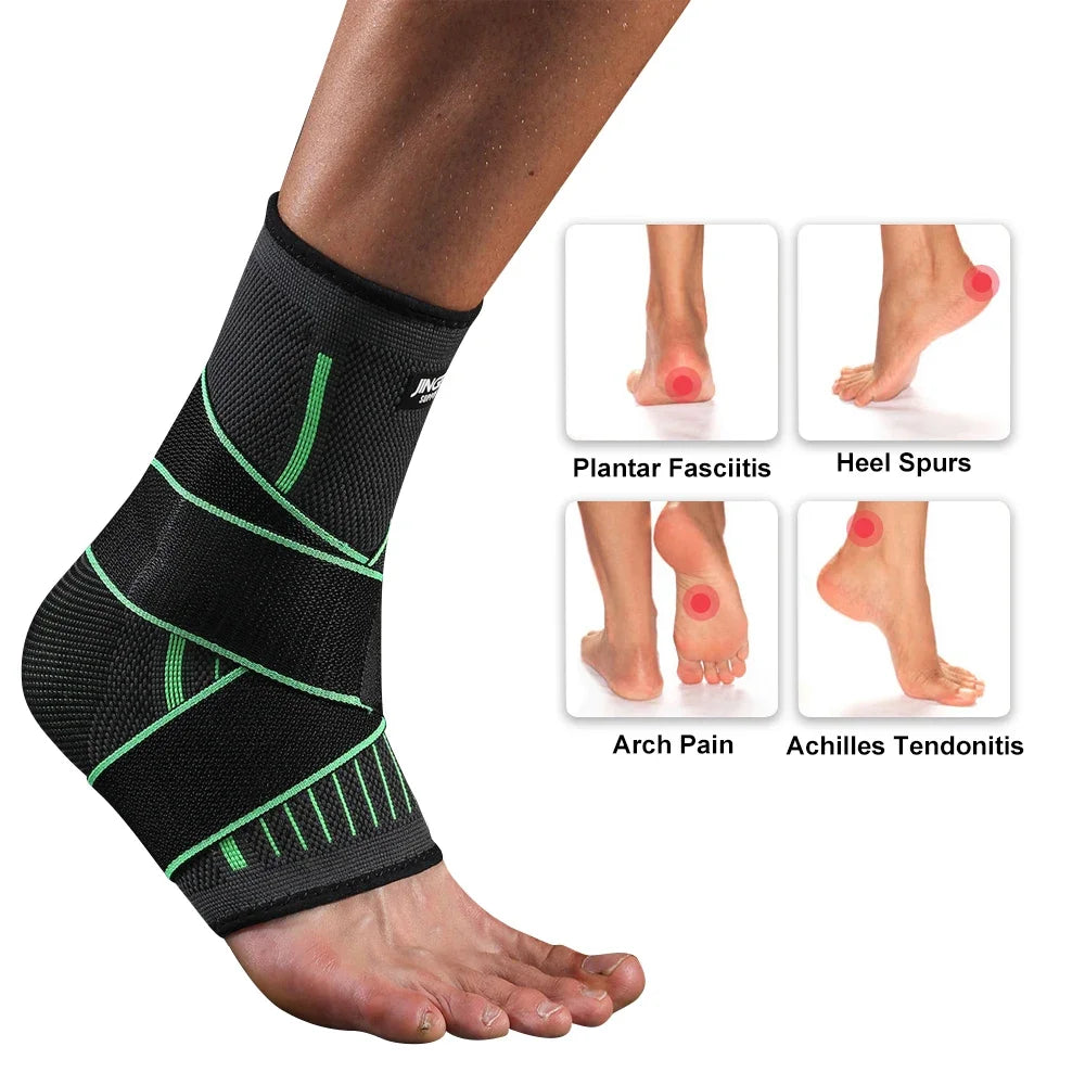 STAWIN Ankle Brace Compression Sleeve For Injury Recovery