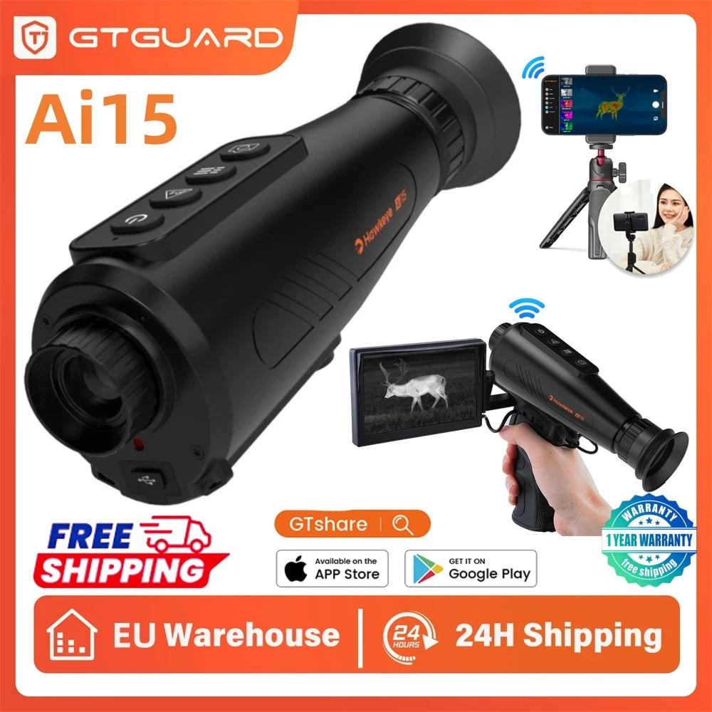 GTMEDIA Hawkeye Ai15 Thermal Monocular Night Vision Goggles
