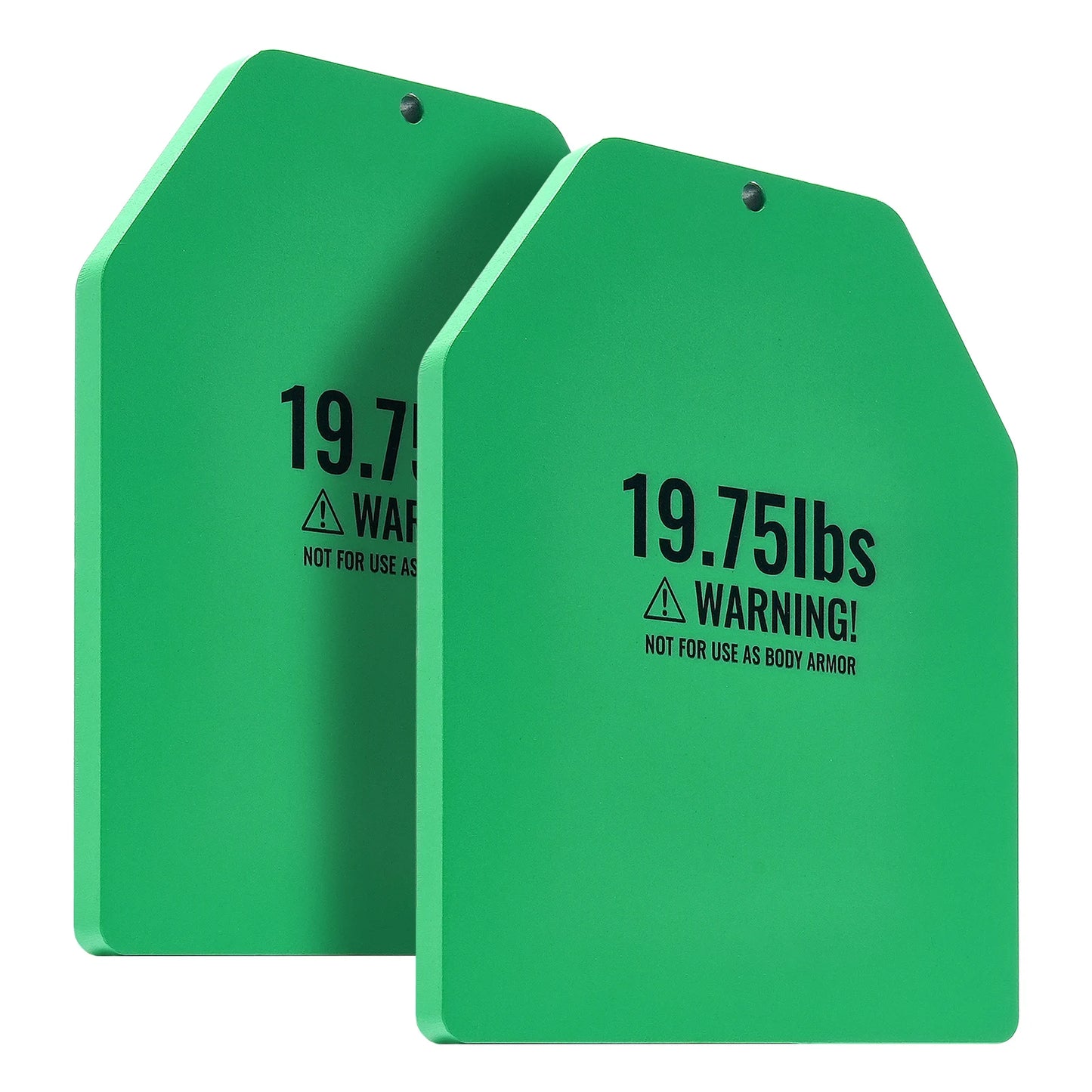 Weighted Vest Plates 19.75 Lb Premium Steel Contoured Fit