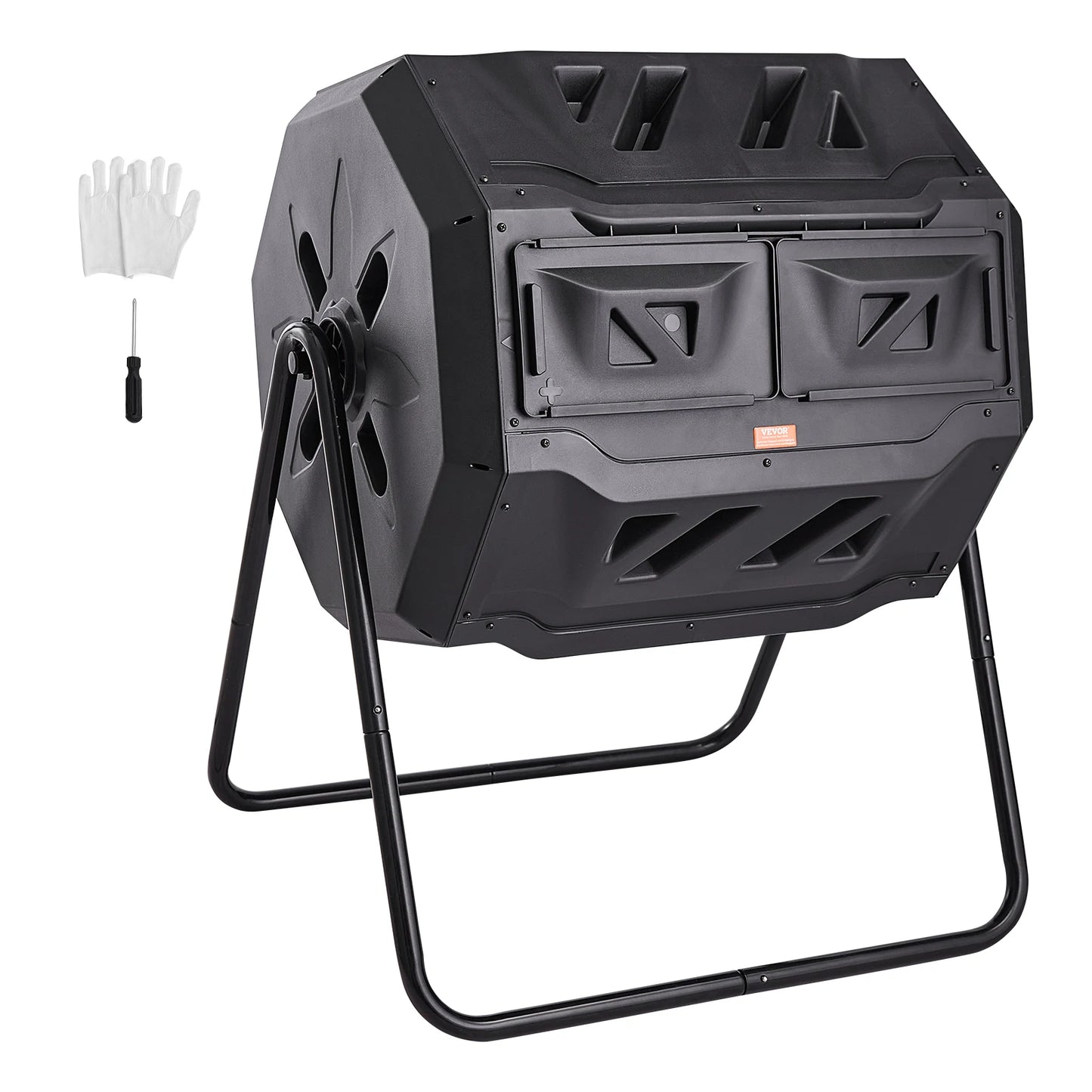 SucceBuy Dual Chamber Composting Tumbler