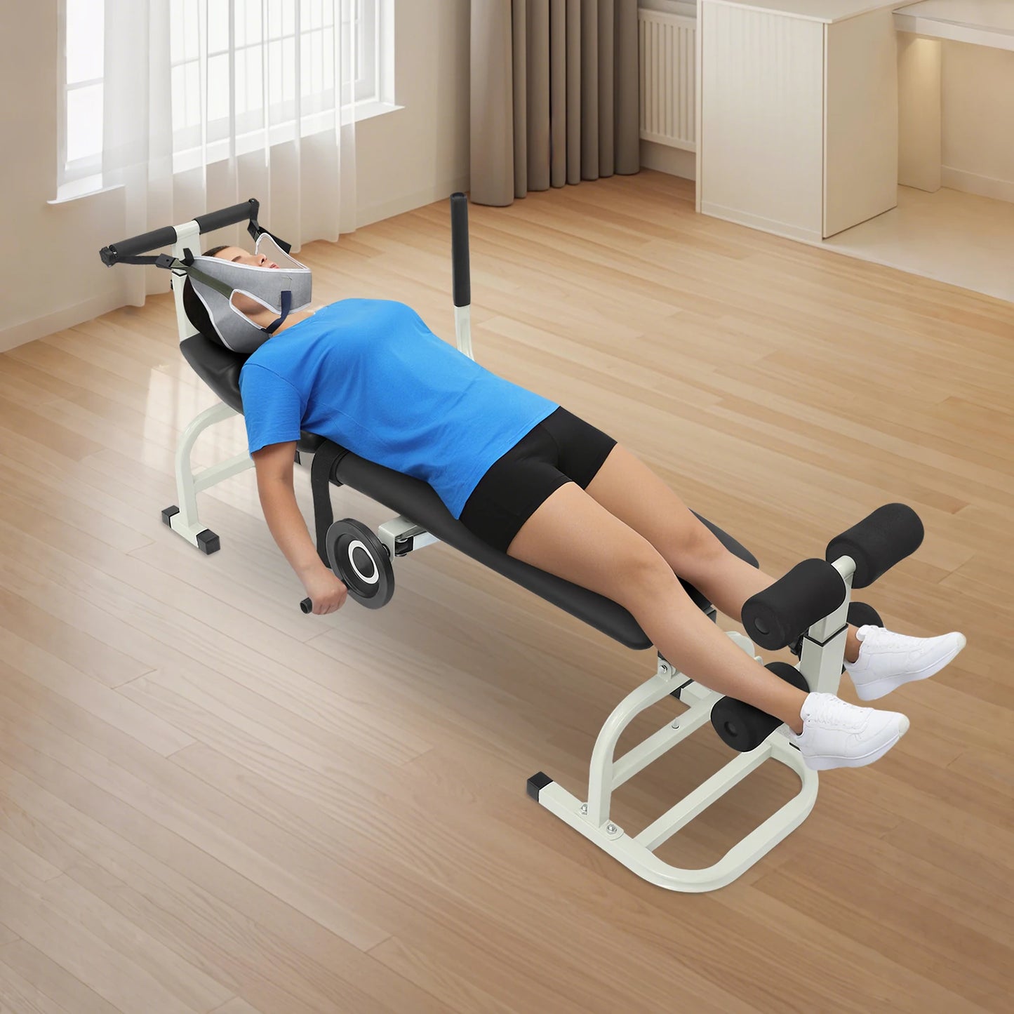 Back Stretch Bench Cervical Traction Device For Home Use