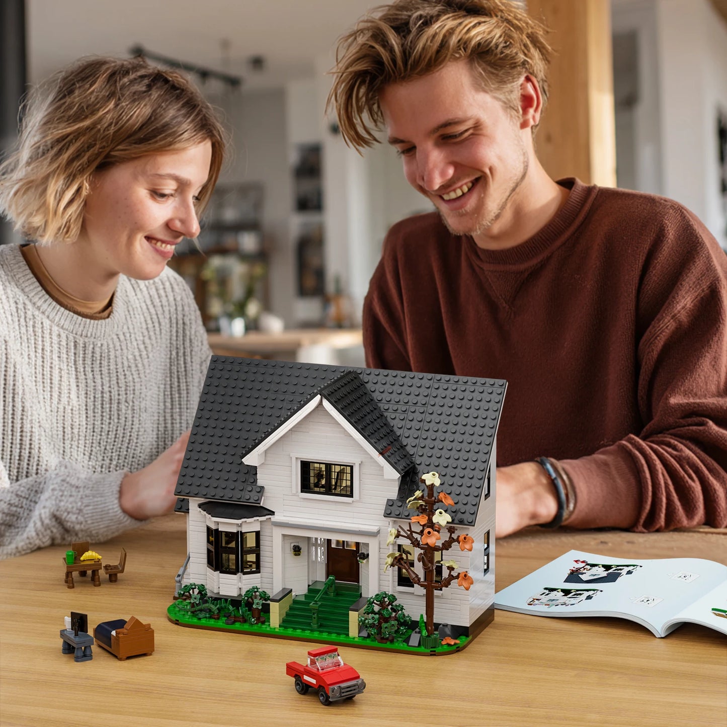BuildMoc Bella House Building Block Set