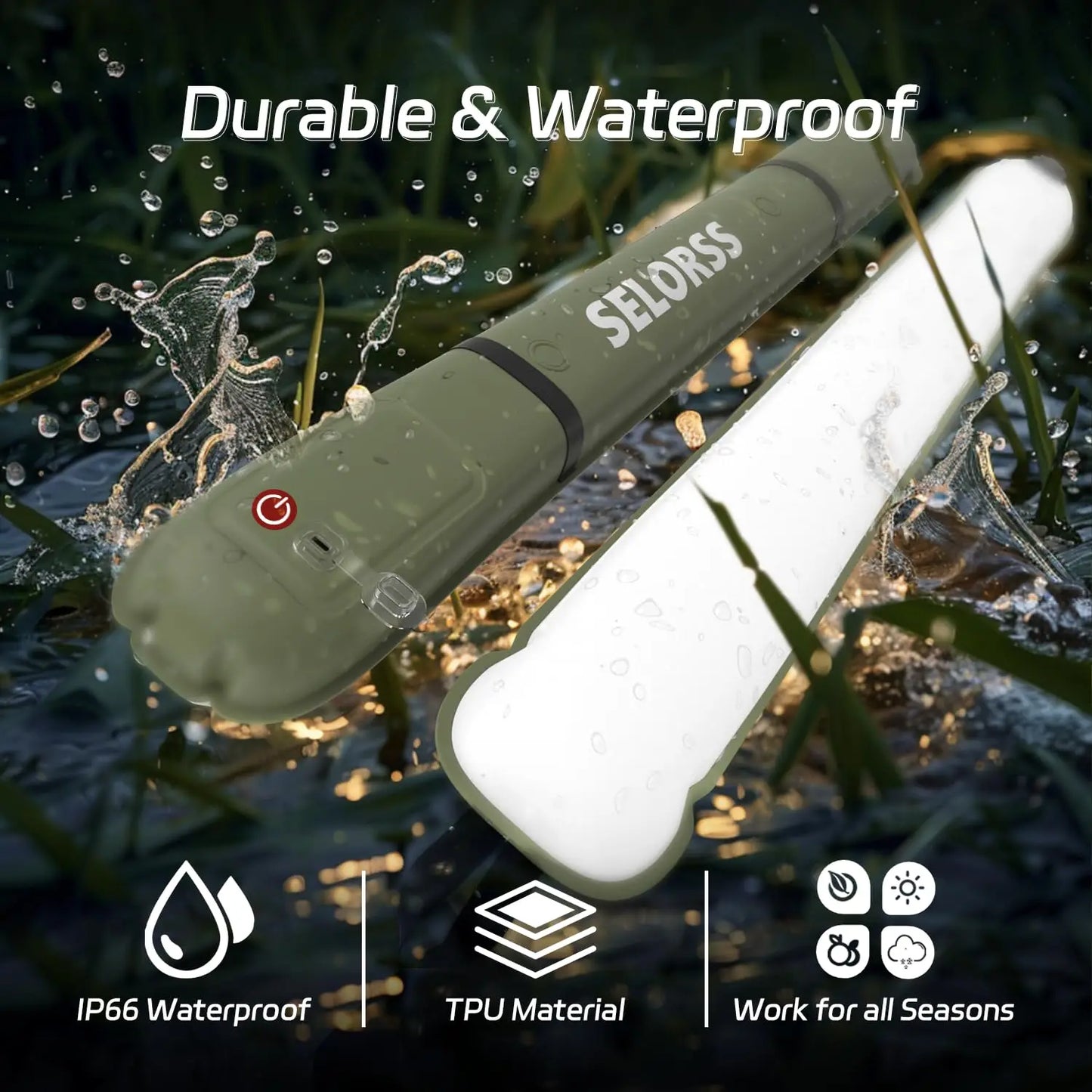 Selorss Rechargeable Portable Camping Lantern