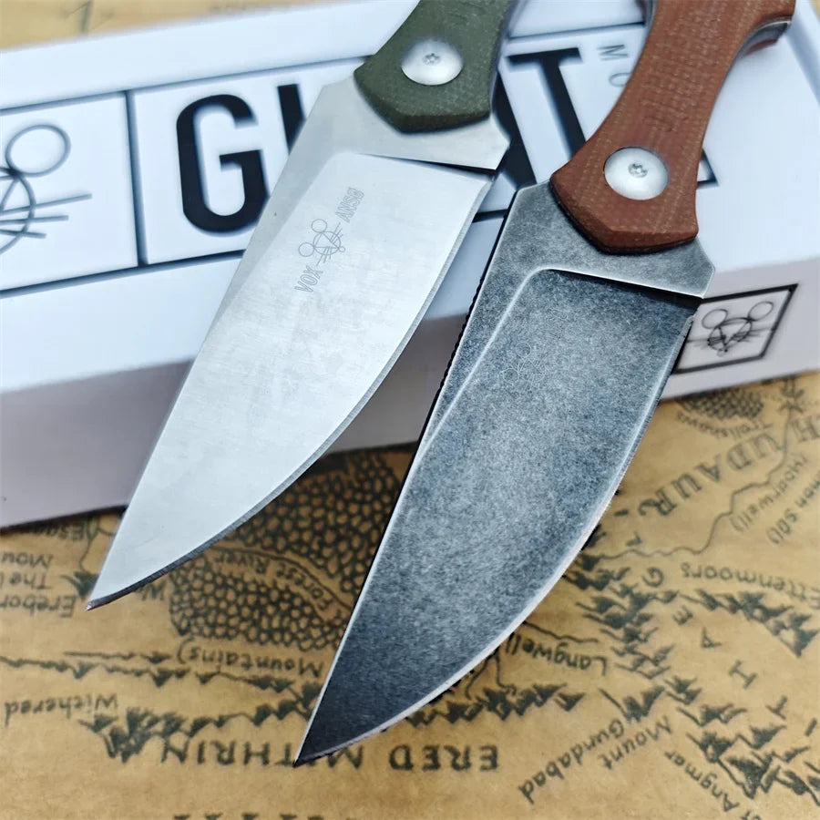 Stainless Steel Fixed Blade Outdoor Hunting Knife