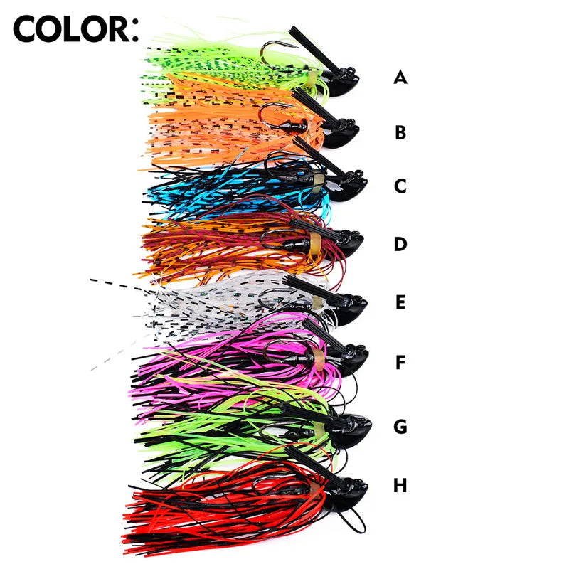 Bass Football Jigs Set Weedless Finesse With Silicone Skirts