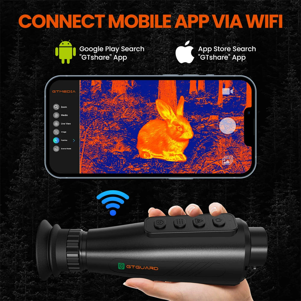 GTMEDIA Hawkeye Ai15 Thermal Monocular Night Vision Goggles