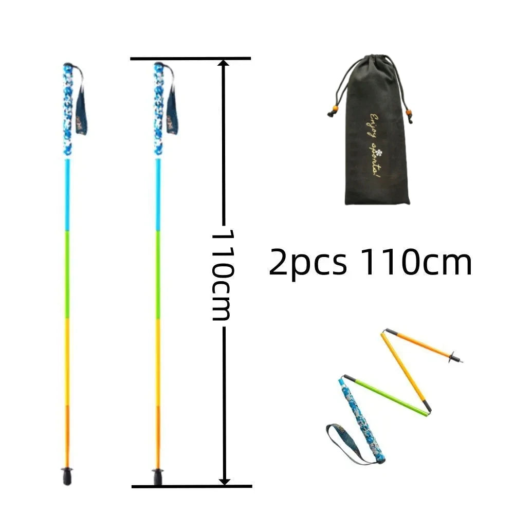 Ultra Light Foldable Carbon Fiber Trekking Poles